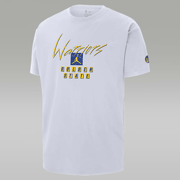 White and gold jordan shirts cheap